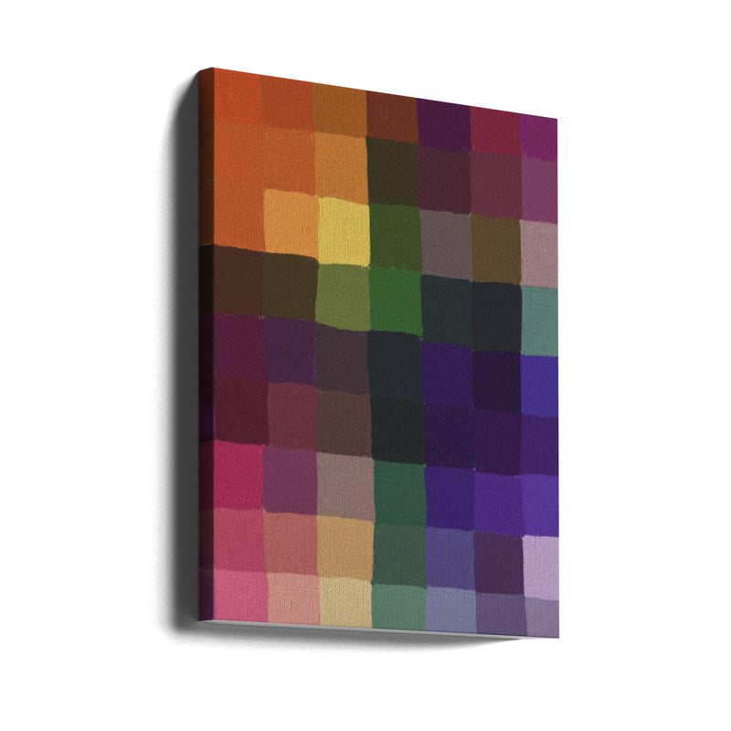 Rainbow moisaic - Stretched Canvas, Poster or Fine Art Print I Heart Wall Art