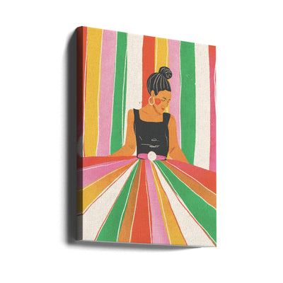 Folk beauty - Stretched Canvas, Poster or Fine Art Print I Heart Wall Art