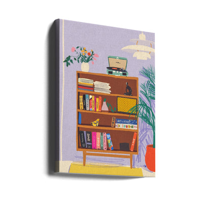 My library - Stretched Canvas, Poster or Fine Art Print I Heart Wall Art