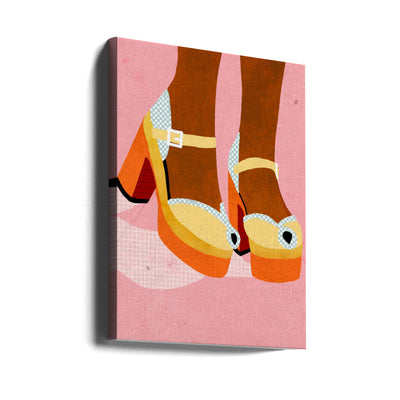 Funky shoes - Stretched Canvas, Poster or Fine Art Print I Heart Wall Art