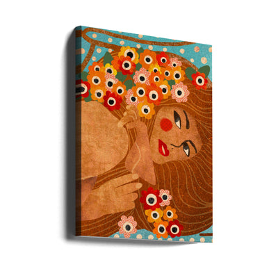 Klimt lady - Stretched Canvas, Poster or Fine Art Print I Heart Wall Art