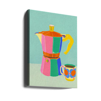 Cup of coffee - Stretched Canvas, Poster or Fine Art Print I Heart Wall Art