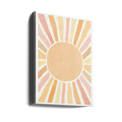 Boho sun - Stretched Canvas, Poster or Fine Art Print I Heart Wall Art