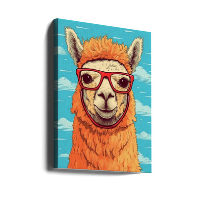 Lama 1 - Stretched Canvas, Poster or Fine Art Print I Heart Wall Art