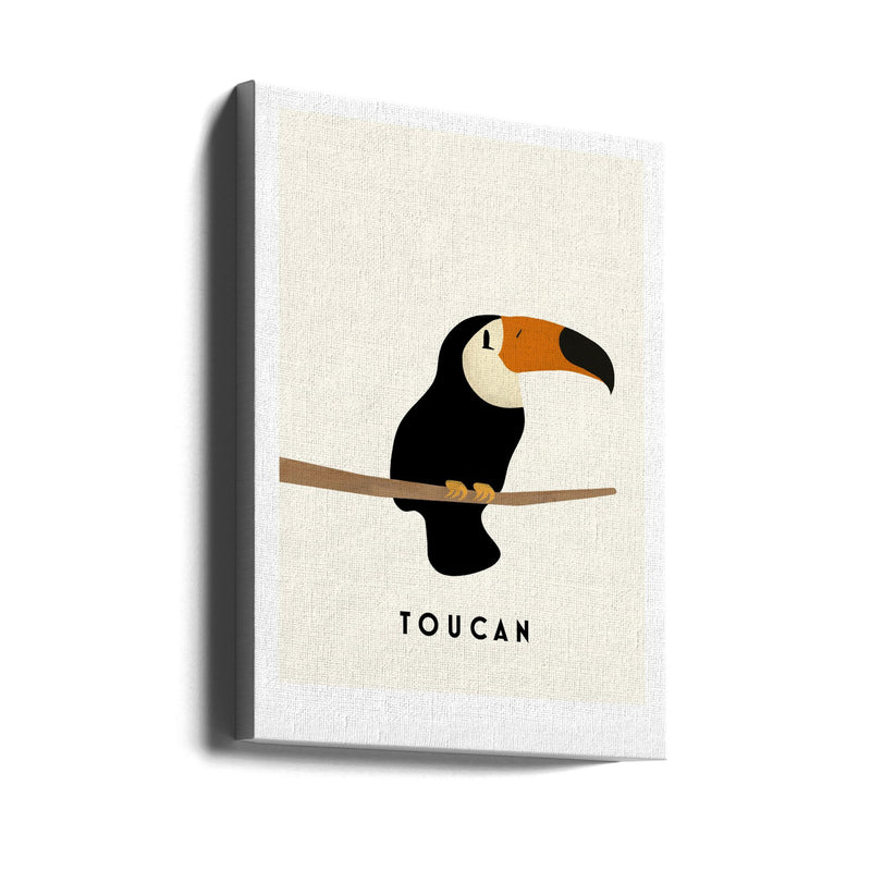 Tucan - Stretched Canvas, Poster or Fine Art Print I Heart Wall Art