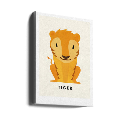 Tiger - Stretched Canvas, Poster or Fine Art Print I Heart Wall Art