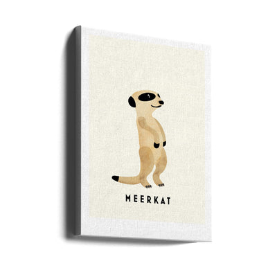 Meerkat - Stretched Canvas, Poster or Fine Art Print I Heart Wall Art