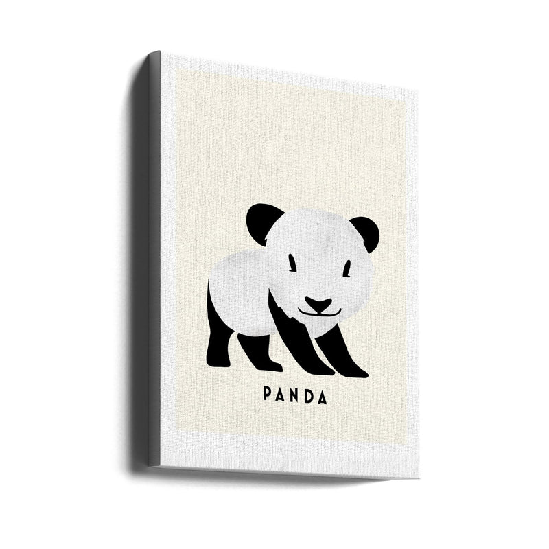 Panda - Stretched Canvas, Poster or Fine Art Print I Heart Wall Art