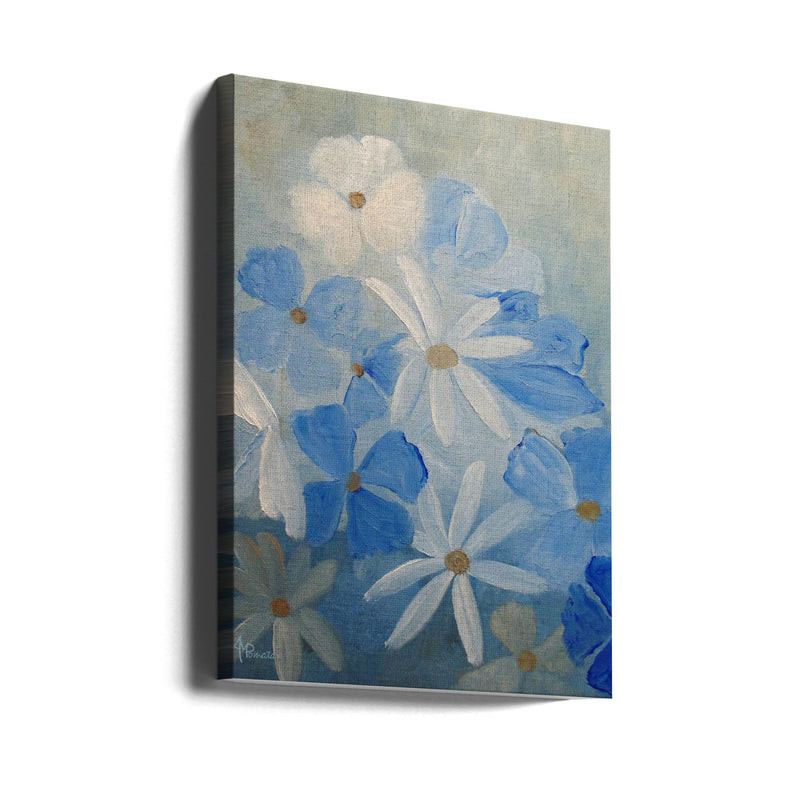 Soothing Blue - Stretched Canvas, Poster or Fine Art Print I Heart Wall Art