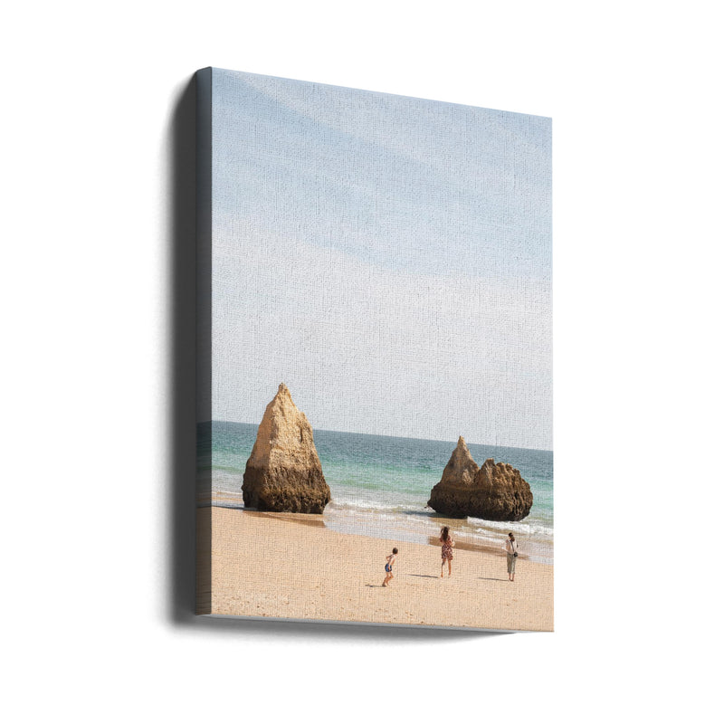 Portugese Beach - Stretched Canvas, Poster or Fine Art Print I Heart Wall Art