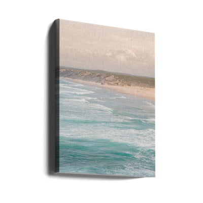 Bordeira's Beach - Stretched Canvas, Poster or Fine Art Print I Heart Wall Art