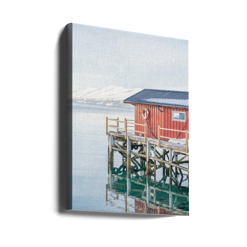 Winter in Norway - Stretched Canvas, Poster or Fine Art Print I Heart Wall Art