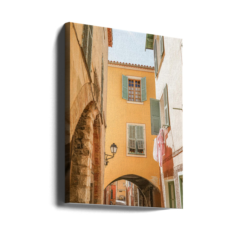 Summer in Menton - Stretched Canvas, Poster or Fine Art Print I Heart Wall Art