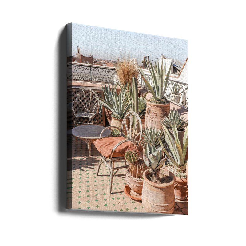 Rooftop in Marrakech - Stretched Canvas, Poster or Fine Art Print I Heart Wall Art