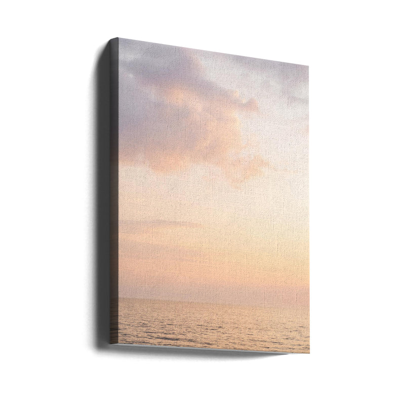 Pastel Color Sunset - Stretched Canvas, Poster or Fine Art Print I Heart Wall Art