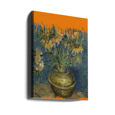 Collage Sunflowers and the splash Van Gogh - Stretched Canvas, Poster or Fine Art Print I Heart Wall Art