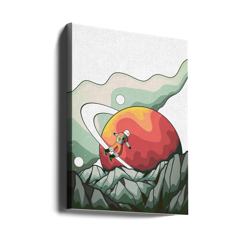 The Space Jump - Stretched Canvas, Poster or Fine Art Print I Heart Wall Art