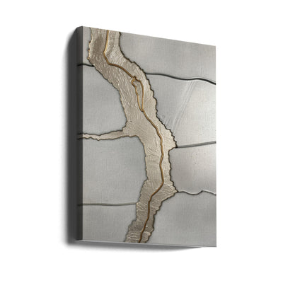 Metallic landscape nº2 - Stretched Canvas, Poster or Fine Art Print I Heart Wall Art