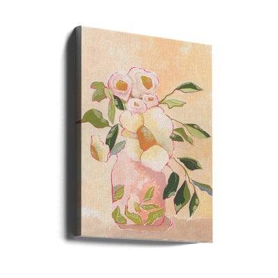 Flourish Vase - Stretched Canvas, Poster or Fine Art Print I Heart Wall Art