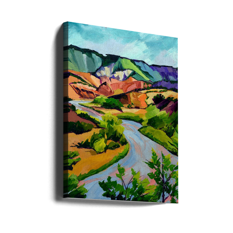 New Mexico Landscape - Stretched Canvas, Poster or Fine Art Print I Heart Wall Art