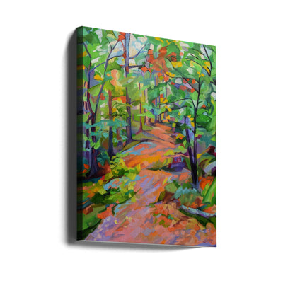 Forest Walk - Stretched Canvas, Poster or Fine Art Print I Heart Wall Art