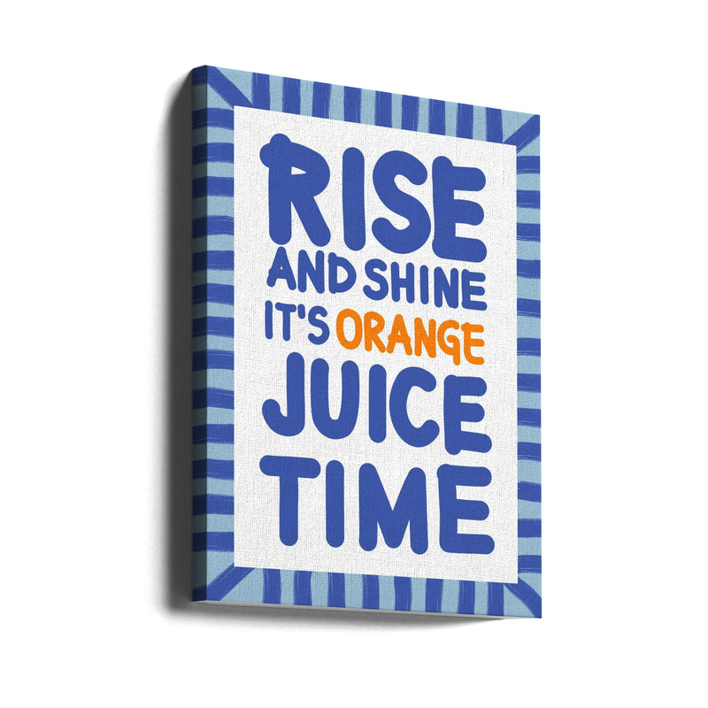 Morning Citrus Joy - Stretched Canvas, Poster or Fine Art Print I Heart Wall Art
