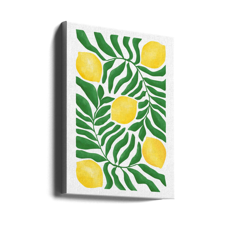 Lemon Grove Vibes - Stretched Canvas, Poster or Fine Art Print I Heart Wall Art
