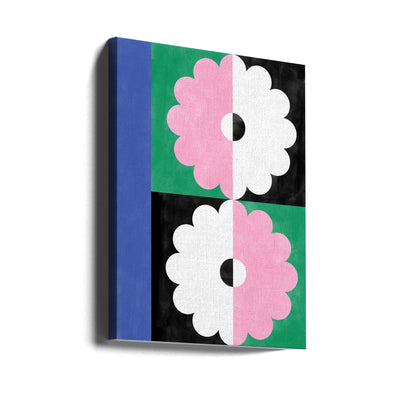 Symmetry Blossoms - Stretched Canvas, Poster or Fine Art Print I Heart Wall Art