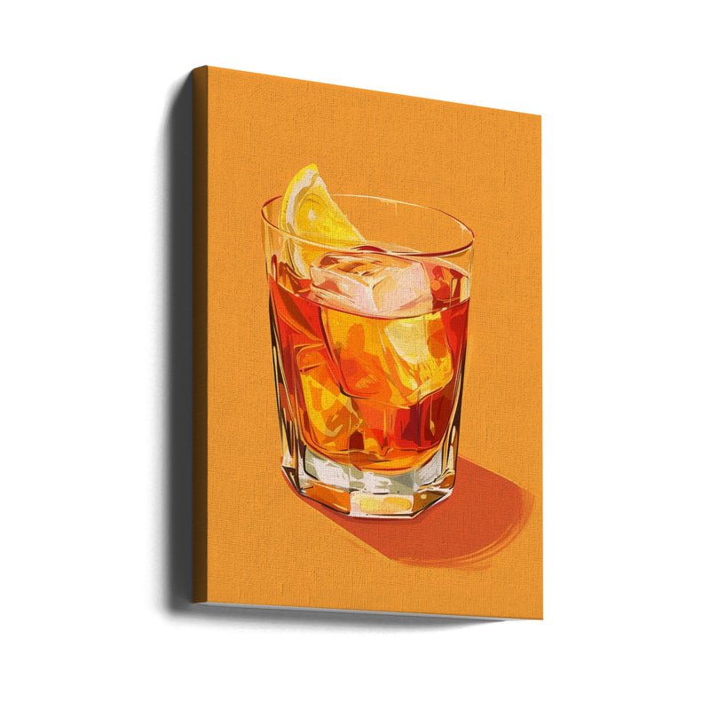 Negroni - Jolly and Dash - Stretched Canvas, Poster or Fine Art Print I Heart Wall Art