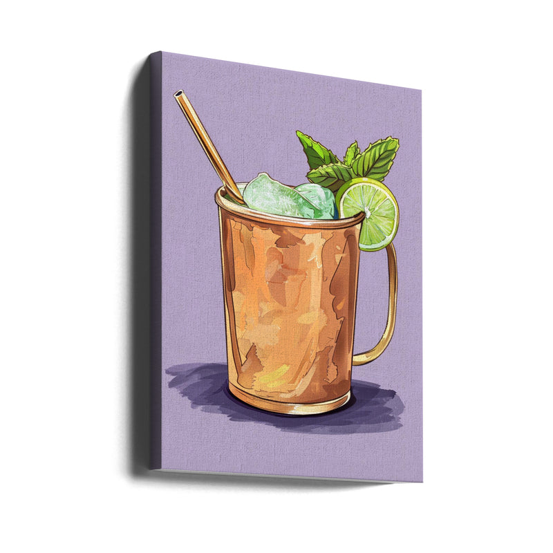 Moscow Mule - Jolly and Dash - Stretched Canvas, Poster or Fine Art Print I Heart Wall Art