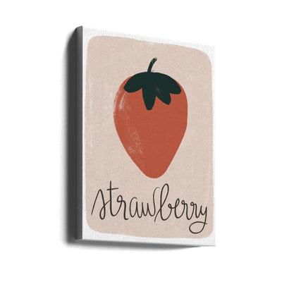 Strawberry - Stretched Canvas, Poster or Fine Art Print I Heart Wall Art