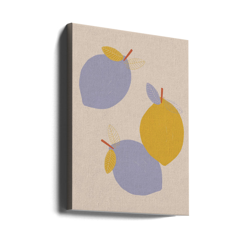 Lemons - Stretched Canvas, Poster or Fine Art Print I Heart Wall Art