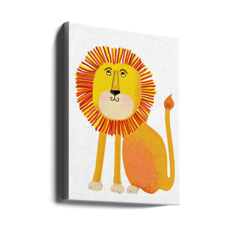 Lion - Stretched Canvas, Poster or Fine Art Print I Heart Wall Art