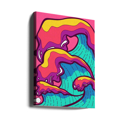 The Tidal Waves - Stretched Canvas, Poster or Fine Art Print I Heart Wall Art