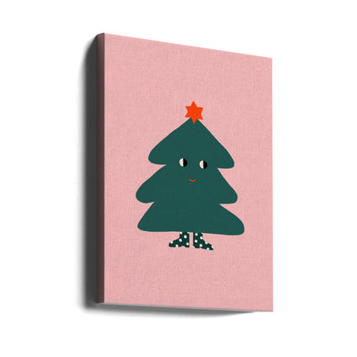 Christmas Tree - Stretched Canvas, Poster or Fine Art Print I Heart Wall Art