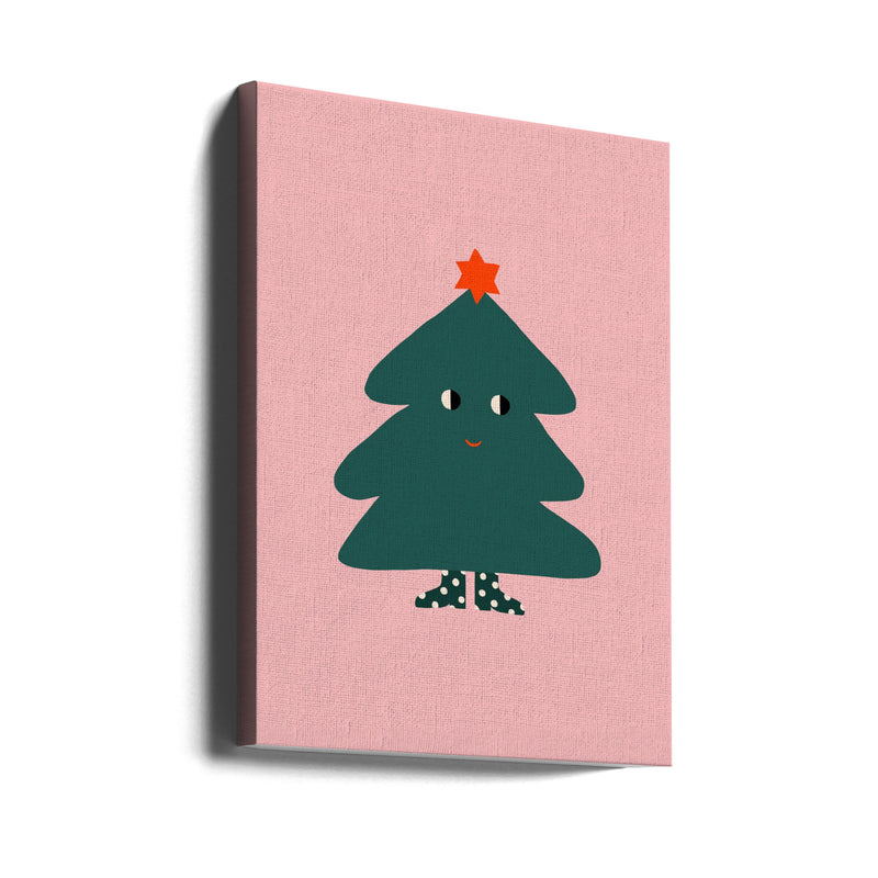 Christmas Tree - Stretched Canvas, Poster or Fine Art Print I Heart Wall Art