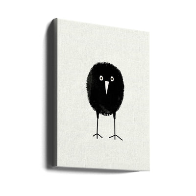 Little Blackbird - Stretched Canvas, Poster or Fine Art Print I Heart Wall Art