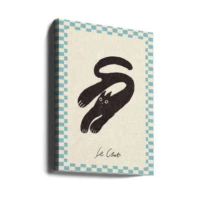 Le Chat - Stretched Canvas, Poster or Fine Art Print I Heart Wall Art