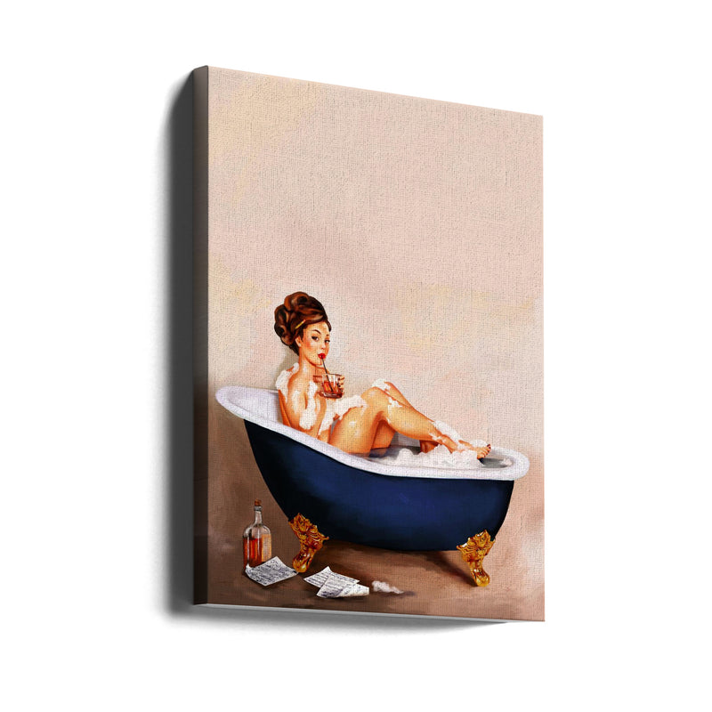 Bath - Stretched Canvas, Poster or Fine Art Print I Heart Wall Art