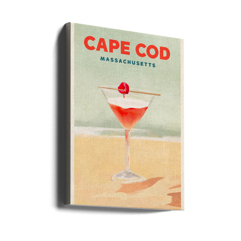 Cape Cod Cocktail Tall Poster - Stretched Canvas, Poster or Fine Art Print I Heart Wall Art