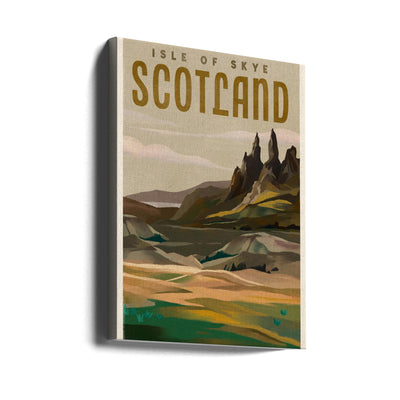 Isle of Skye Poster - Stretched Canvas, Poster or Fine Art Print I Heart Wall Art