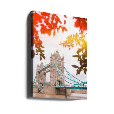 Tower Bridge View - Stretched Canvas, Poster or Fine Art Print I Heart Wall Art