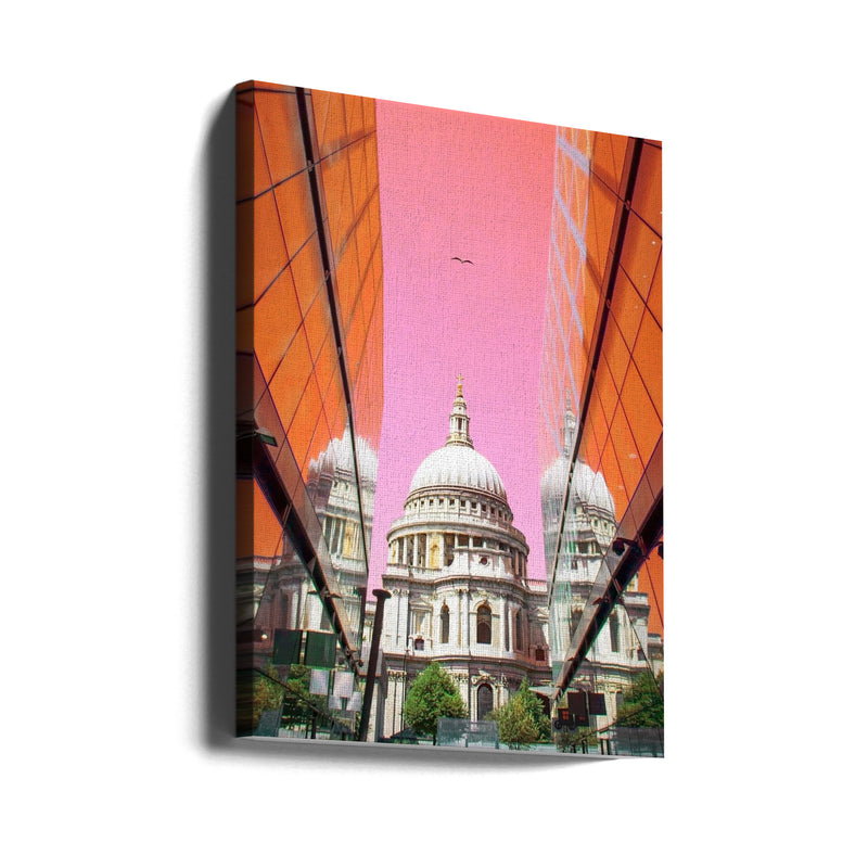 St Pauls View - Stretched Canvas, Poster or Fine Art Print I Heart Wall Art