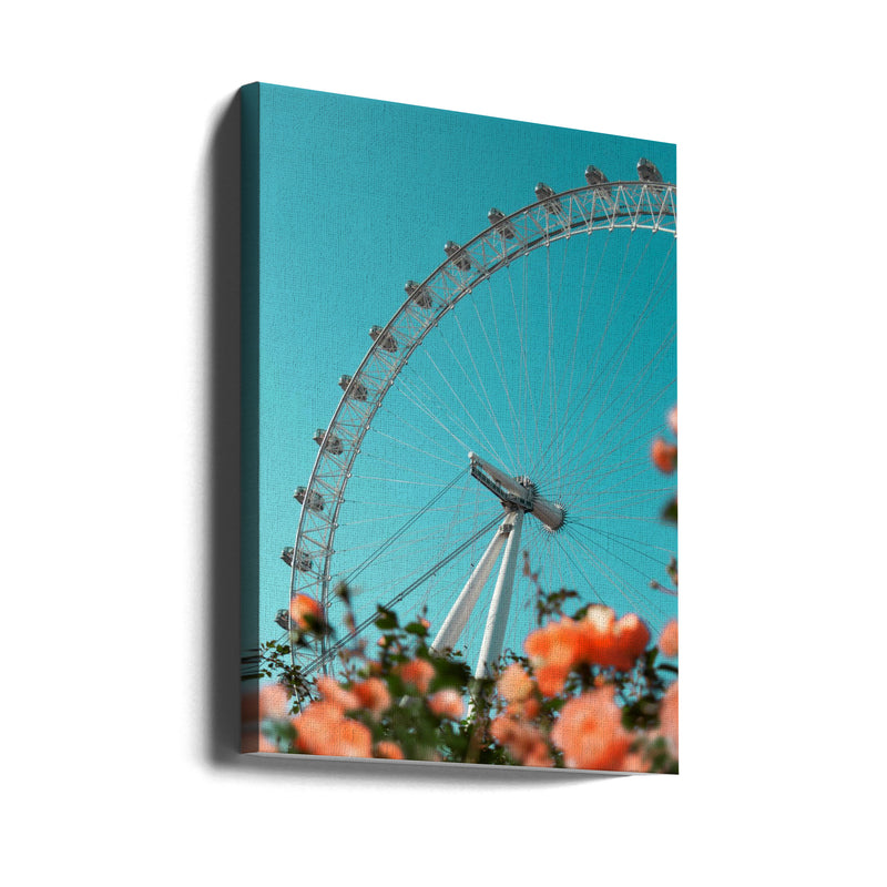 Magical London Eye - Stretched Canvas, Poster or Fine Art Print I Heart Wall Art