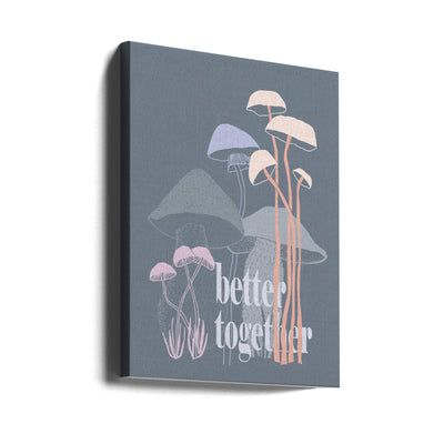 Better together - Stretched Canvas, Poster or Fine Art Print I Heart Wall Art