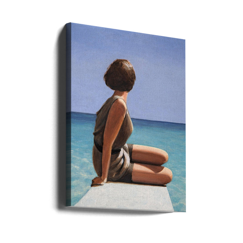 Sea View - Stretched Canvas, Poster or Fine Art Print I Heart Wall Art