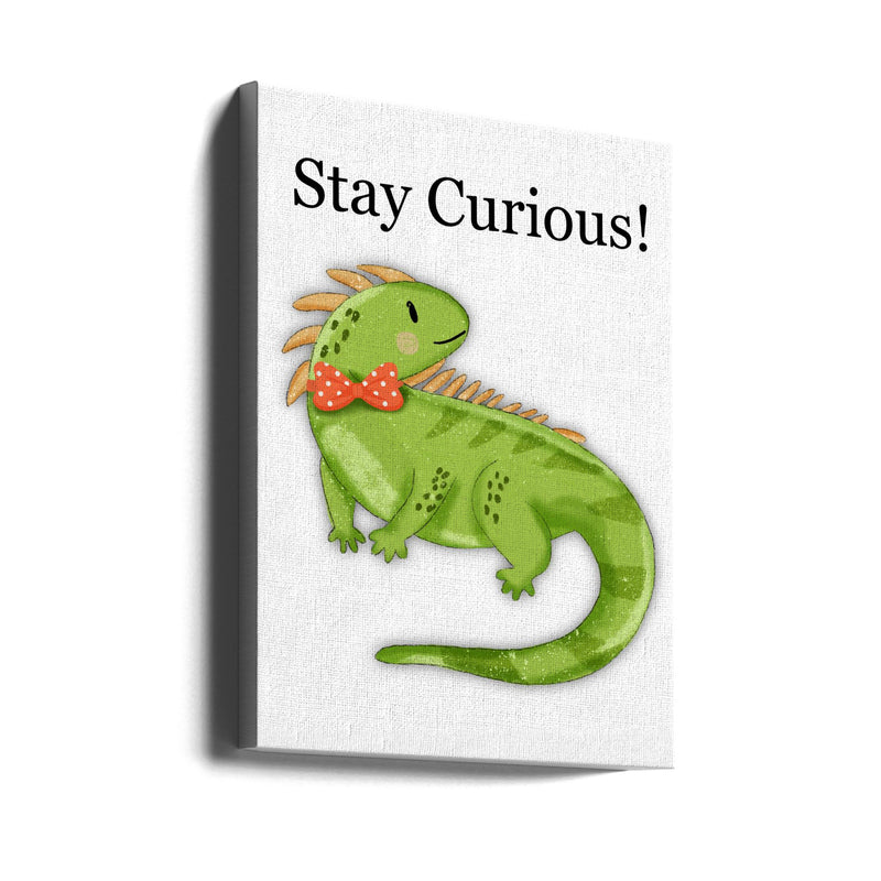 Stay Curious! - Stretched Canvas, Poster or Fine Art Print I Heart Wall Art