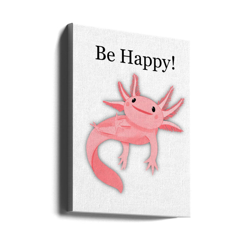 Be Happy! - Stretched Canvas, Poster or Fine Art Print I Heart Wall Art