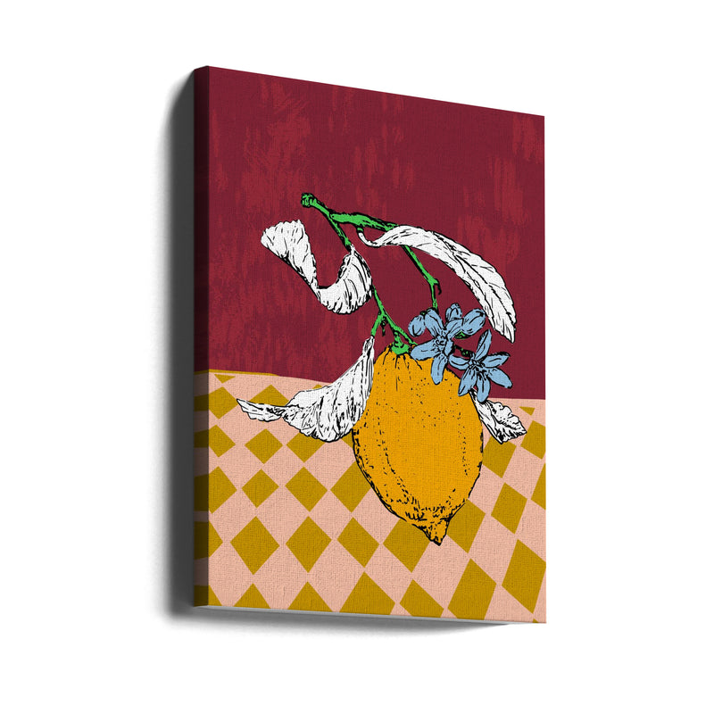 Super Fruits – Lemon Fertility - Stretched Canvas, Poster or Fine Art Print I Heart Wall Art