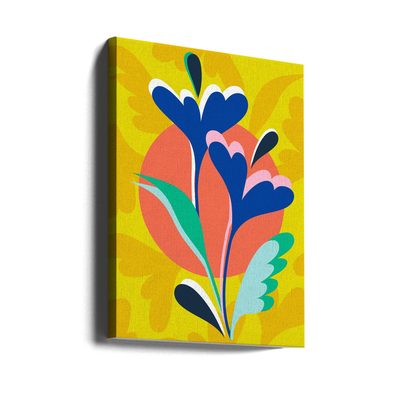 Floral Harmony - Stretched Canvas, Poster or Fine Art Print I Heart Wall Art